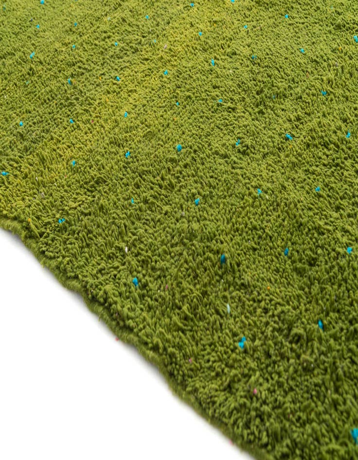 Detail image of 6' 7 x 9' 7 Hand Knotted Moroccan Wool Rug