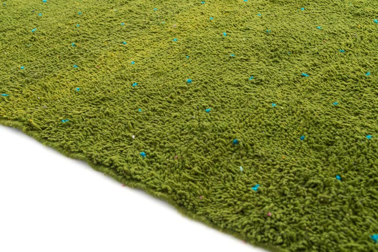 Detail image of 6' 7 x 9' 7 Hand Knotted Moroccan Wool Rug