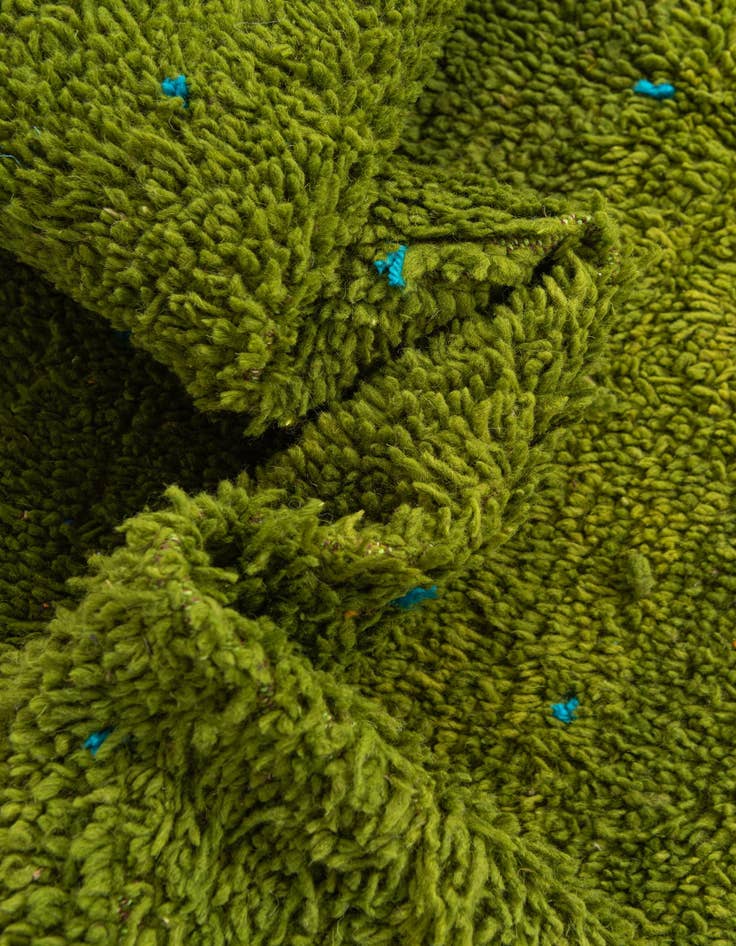 Detail image of 6' 7 x 9' 7  Hand Knotted Moroccan Wool Rug