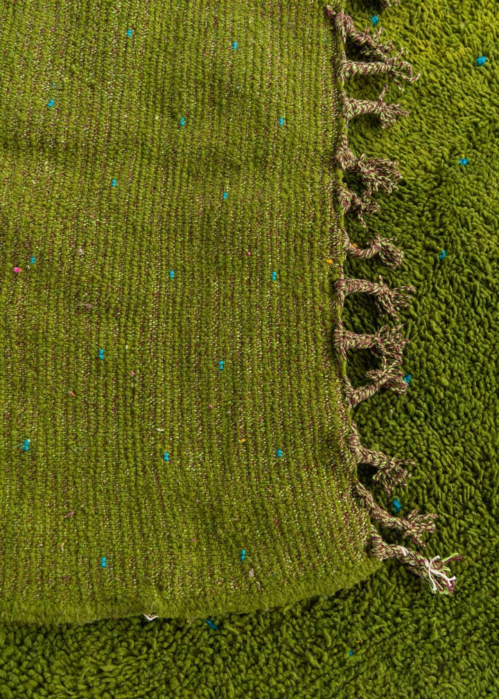 6' 7 x 9' 7 Hand Knotted Moroccan Wool Rug