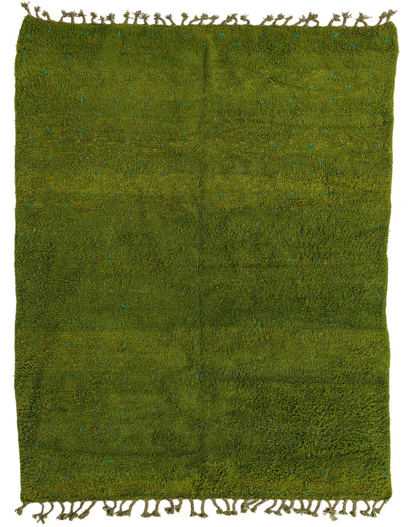 6' 7 x 9' 7 Hand Knotted Moroccan Wool Rug