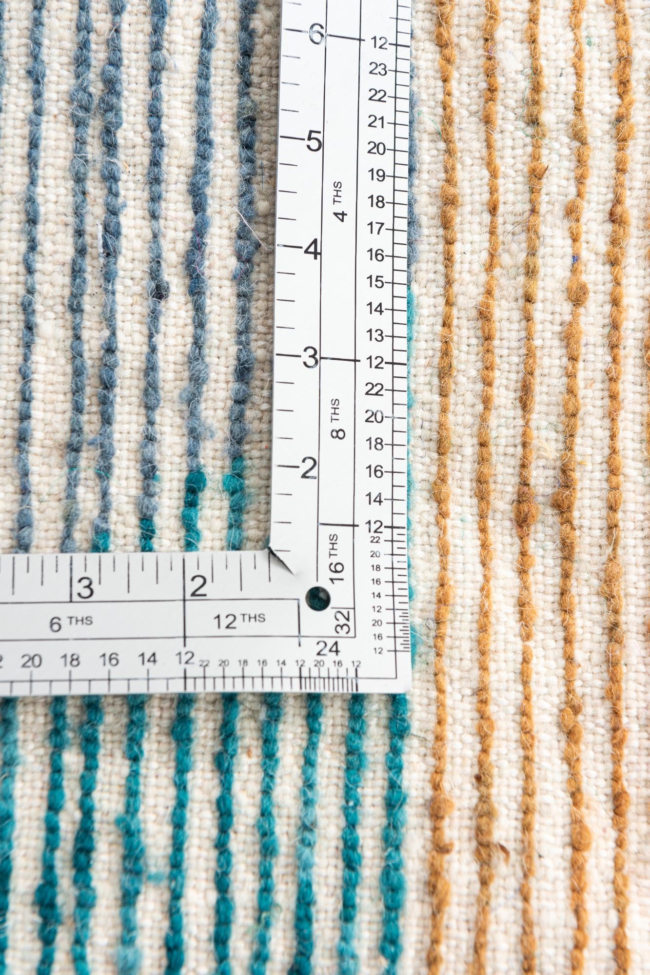 6' 9 x 9' 7 Hand Knotted Moroccan Wool Rug