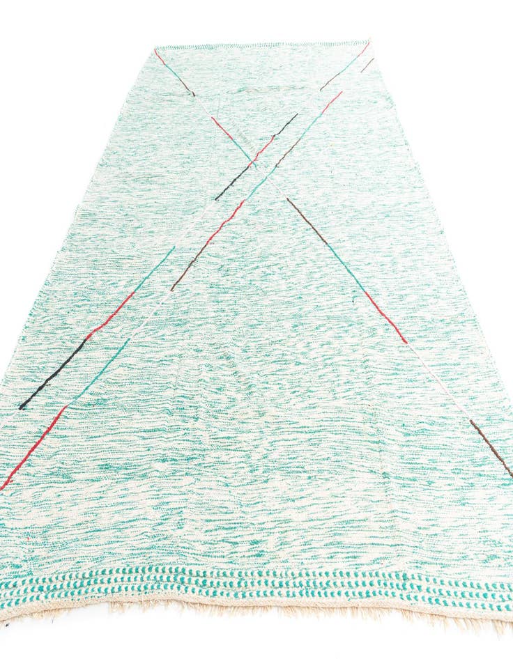 Detail image of 9' 2 x 13'  Hand Knotted Moroccan Wool Rug