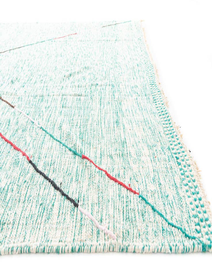 Detail image of 9' 2 x 13'  Hand Knotted Moroccan Wool Rug