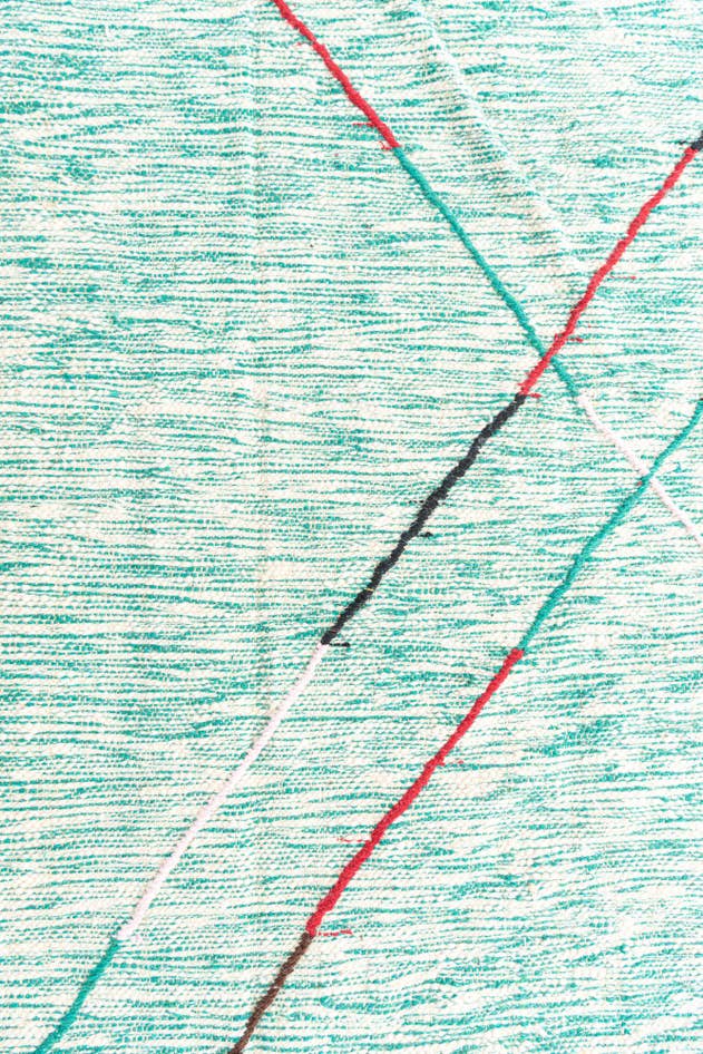 Detail image of 9' 2 x 13' Hand Knotted Moroccan Wool Rug