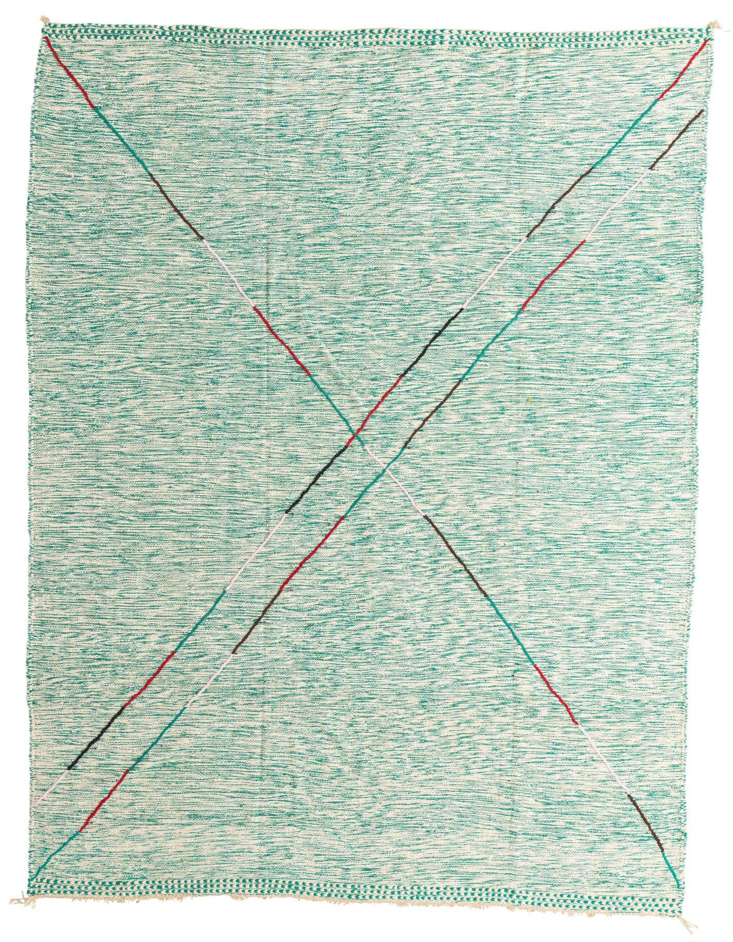 9' 2 x 13' Hand Knotted Moroccan Wool Rug