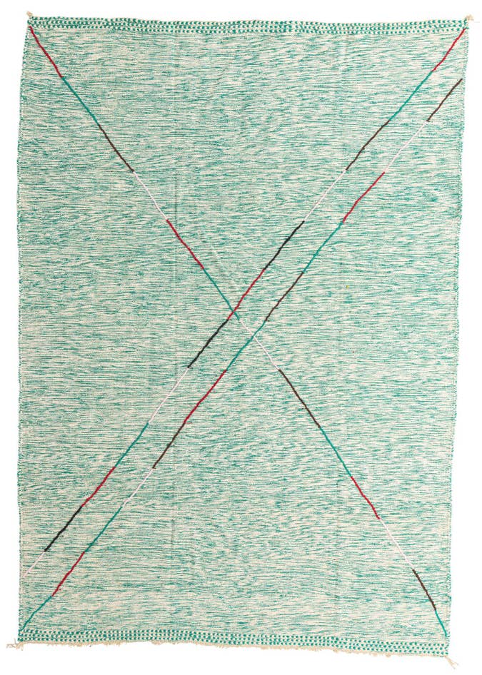Detail image of 9' 2 x 13' Hand Knotted Moroccan Wool Rug