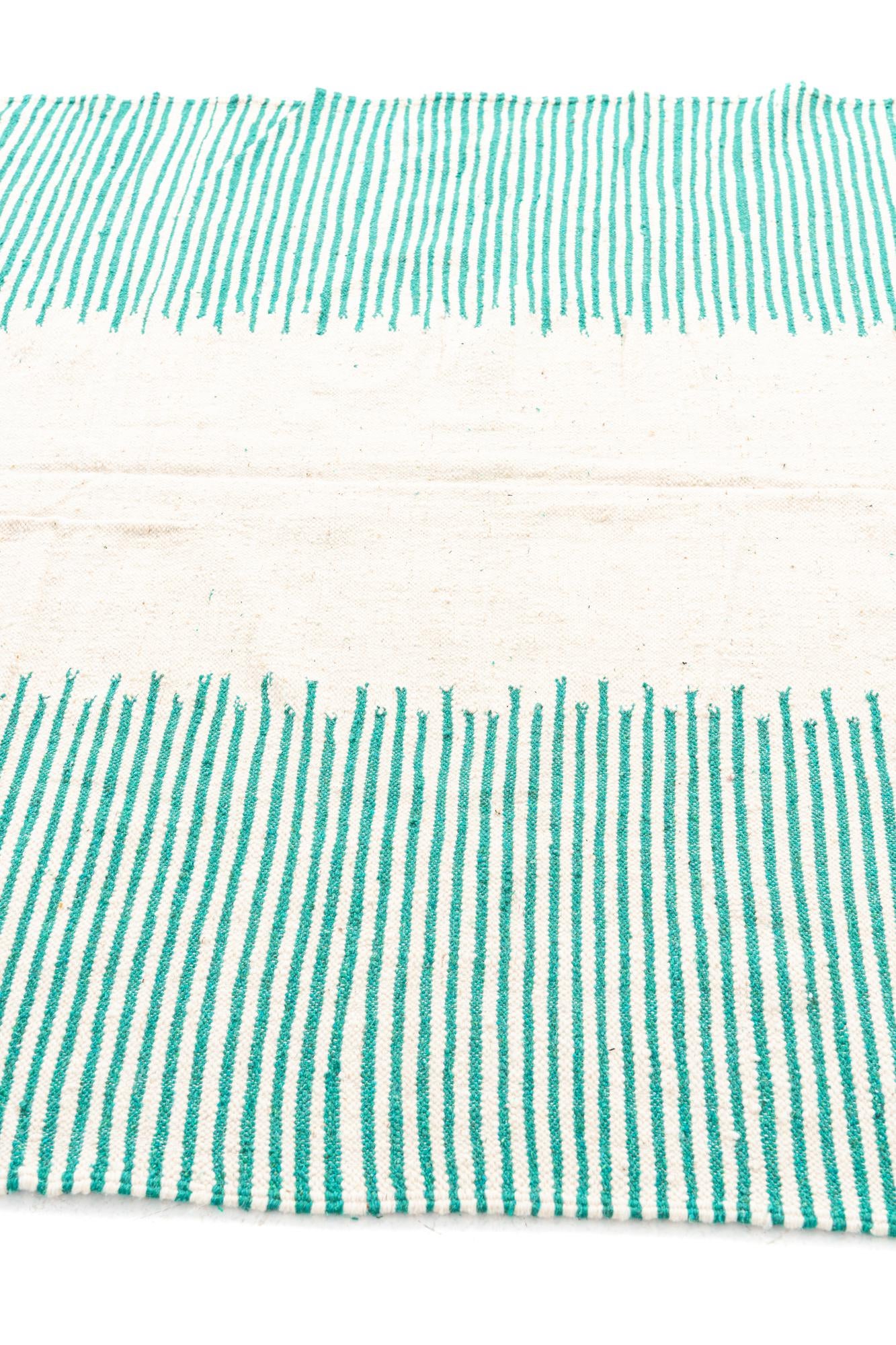 6' 6 x 10' 5 Hand Knotted Moroccan Wool Rug