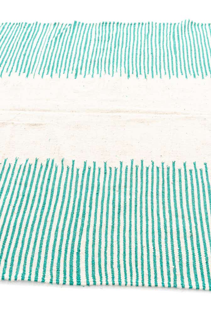 6' 6 x 10' 5 Hand Knotted Moroccan Wool Rug