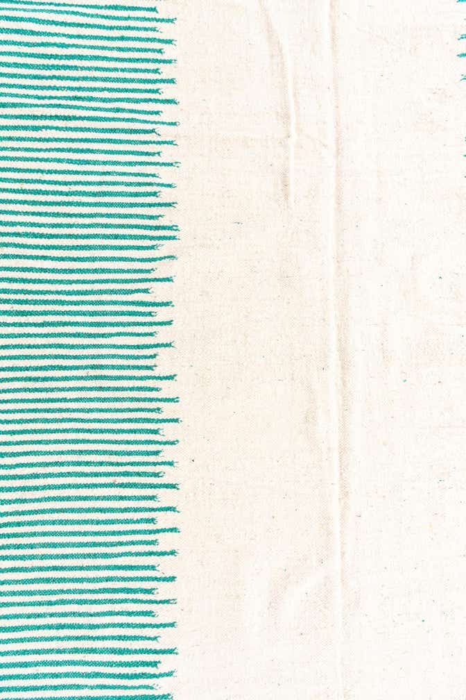 6' 6 x 10' 5 Hand Knotted Moroccan Wool Rug