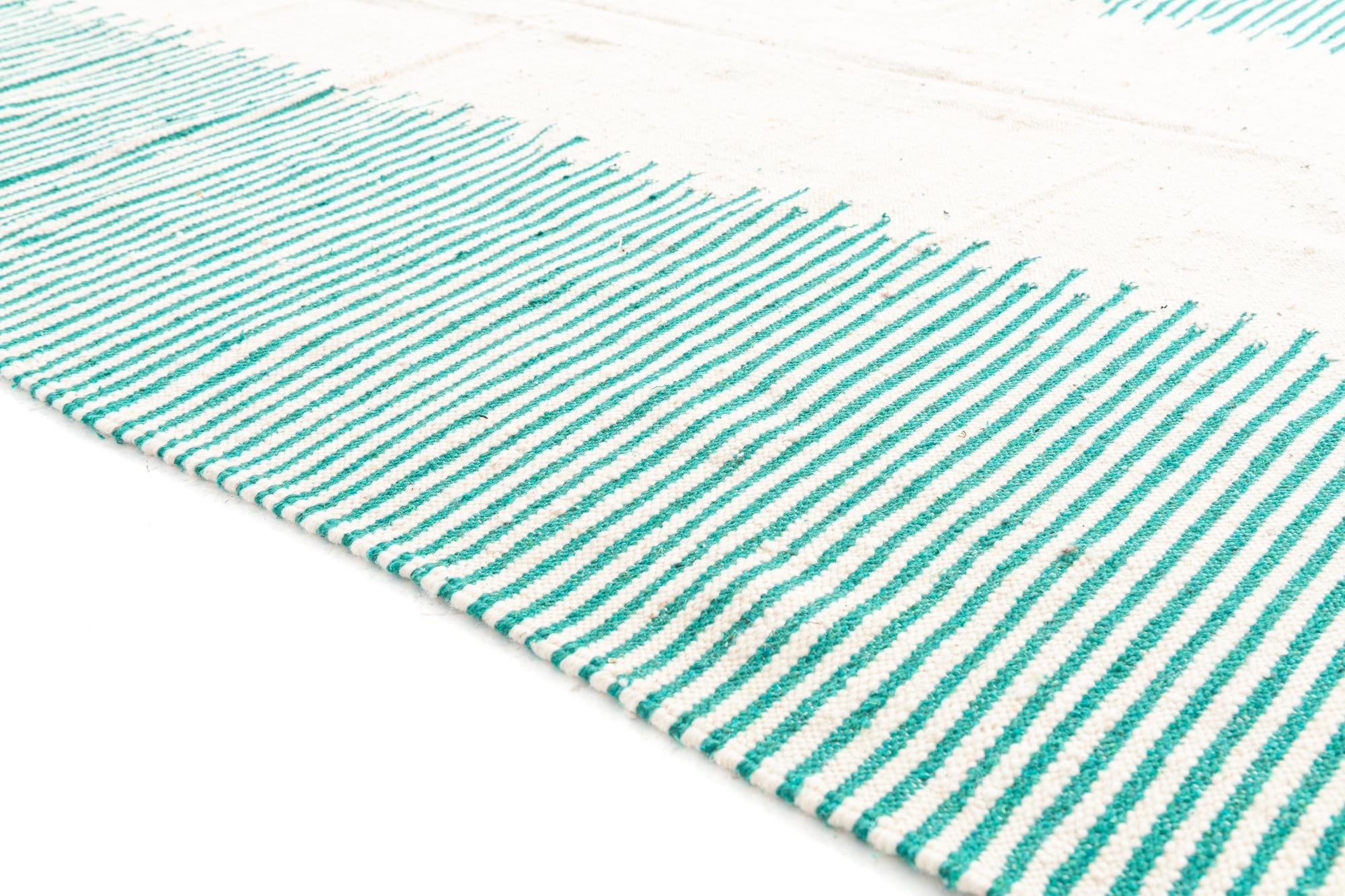 6' 6 x 10' 5 Hand Knotted Moroccan Wool Rug