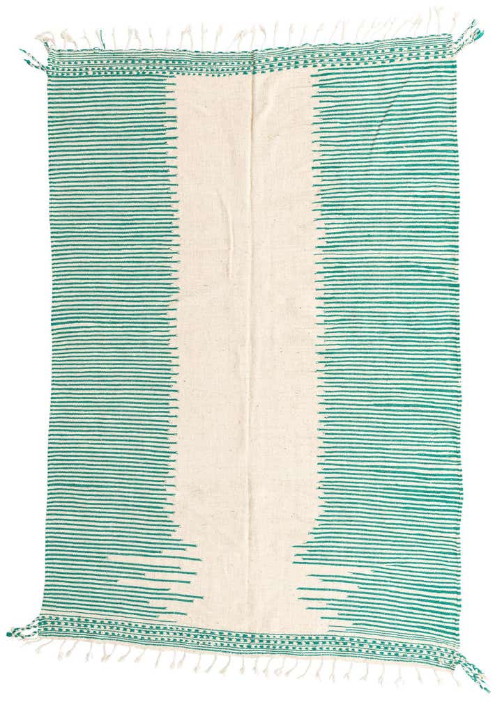 6' 6 x 10' 5 Hand Knotted Moroccan Wool Rug