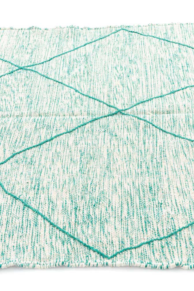 5' x 8' Hand Knotted Moroccan Wool Rug