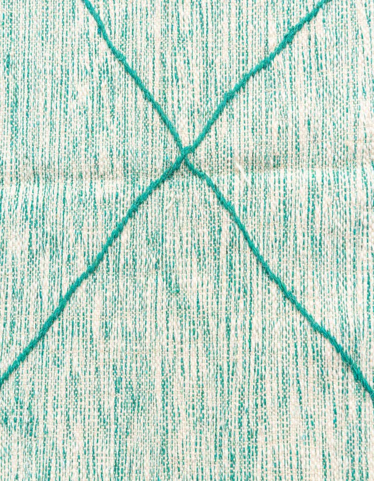 Detail image of 5' x 8'  Hand Knotted Moroccan Wool Rug