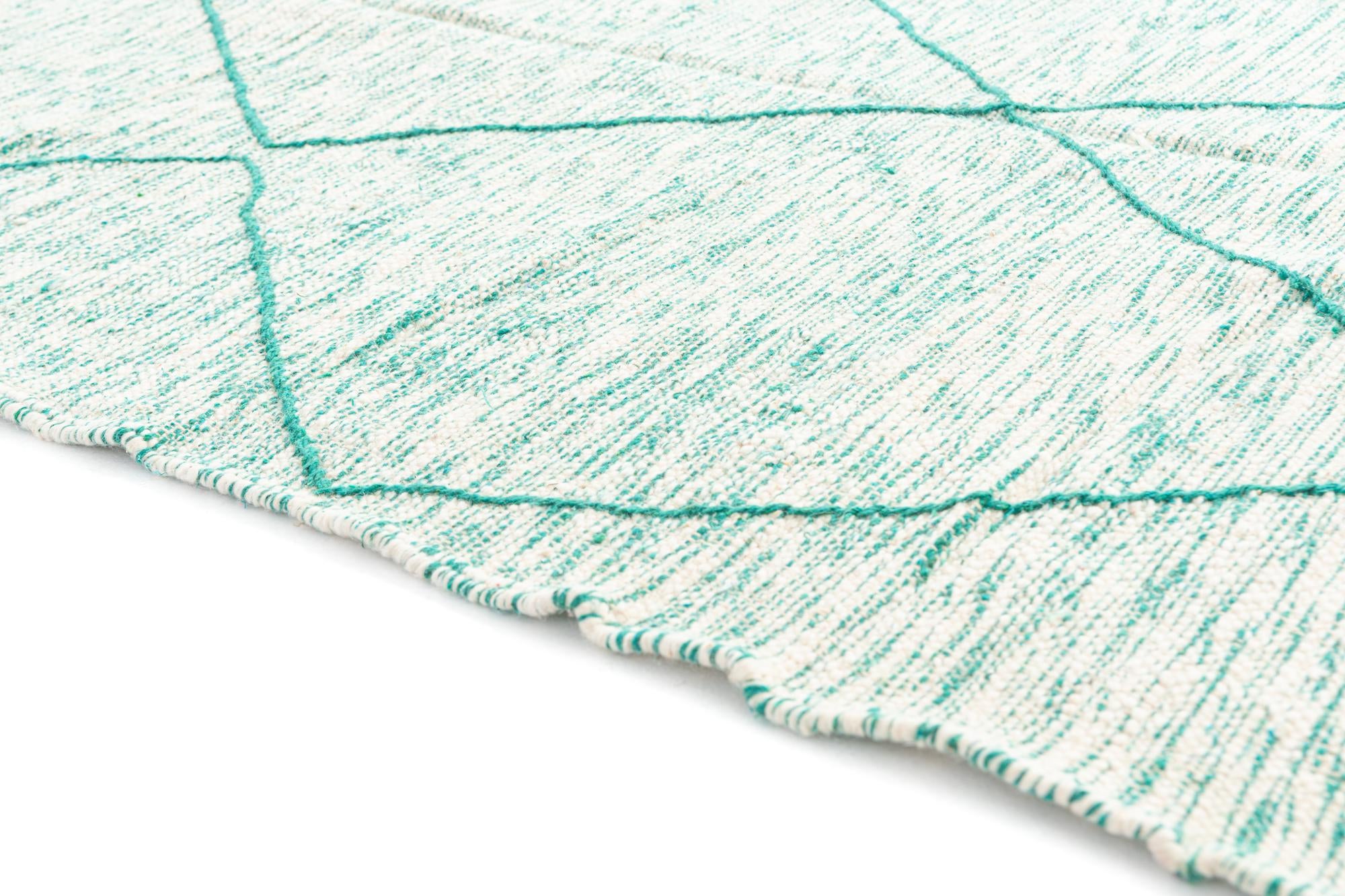 5' x 8' Hand Knotted Moroccan Wool Rug