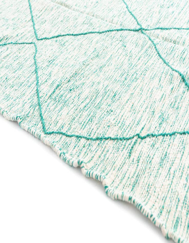 Detail image of 5' x 8'  Hand Knotted Moroccan Wool Rug