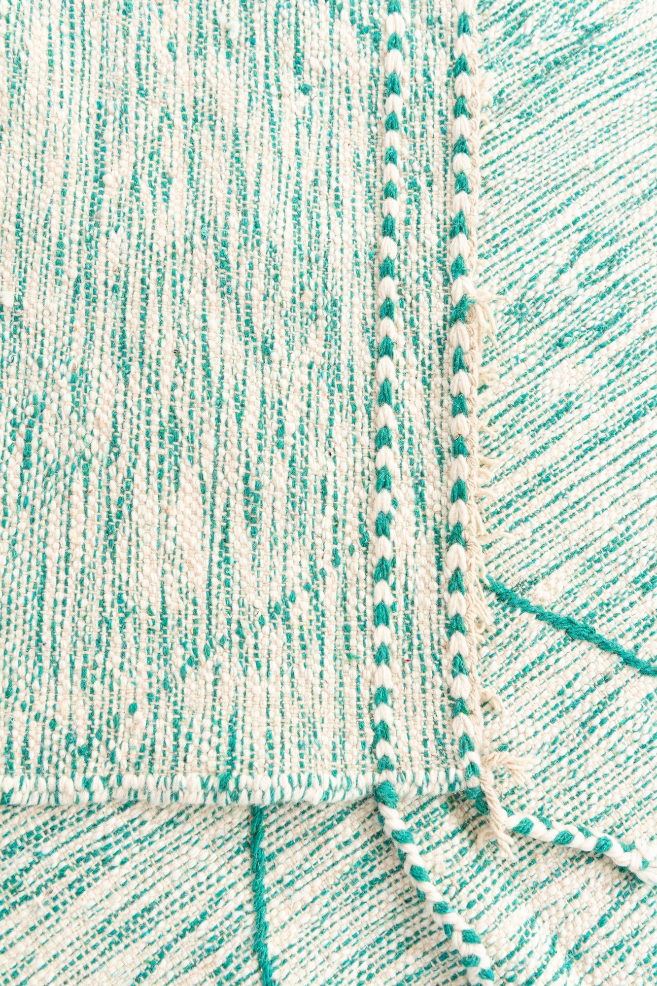 5' x 8' Hand Knotted Moroccan Wool Rug