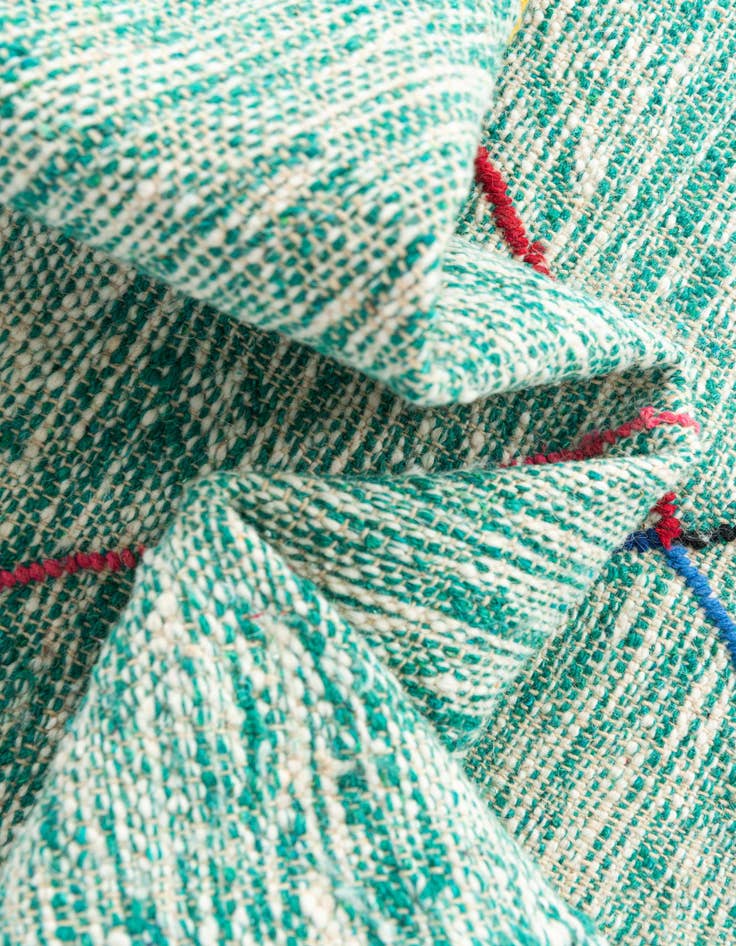 Detail image of 6' 6 x 9' 6  Hand Knotted Moroccan Wool Rug