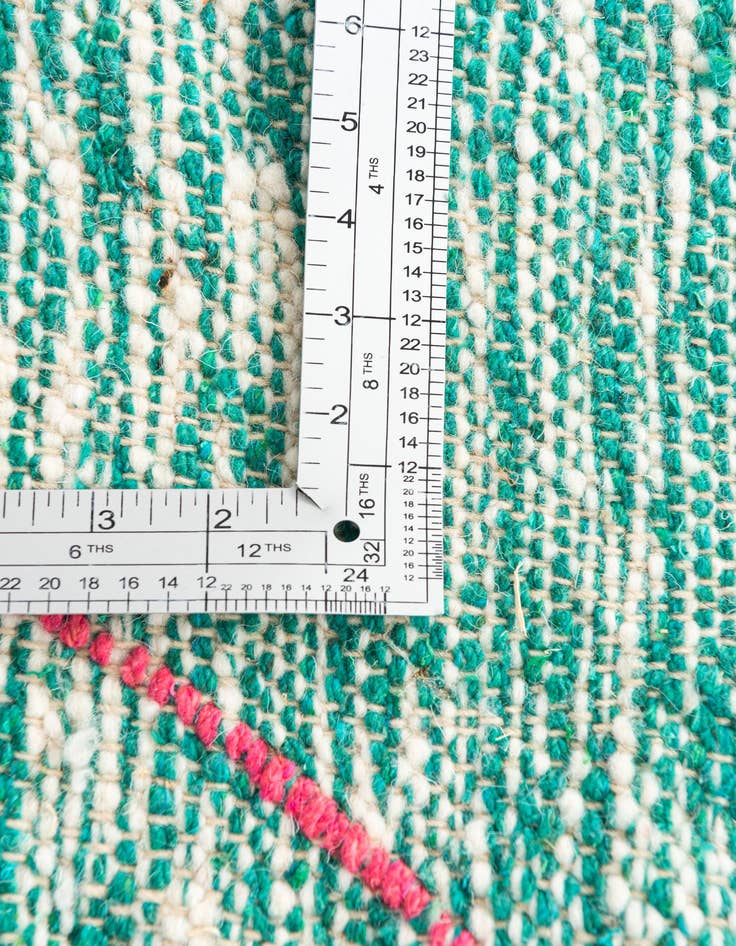 Detail image of 6' 6 x 9' 6  Hand Knotted Moroccan Wool Rug