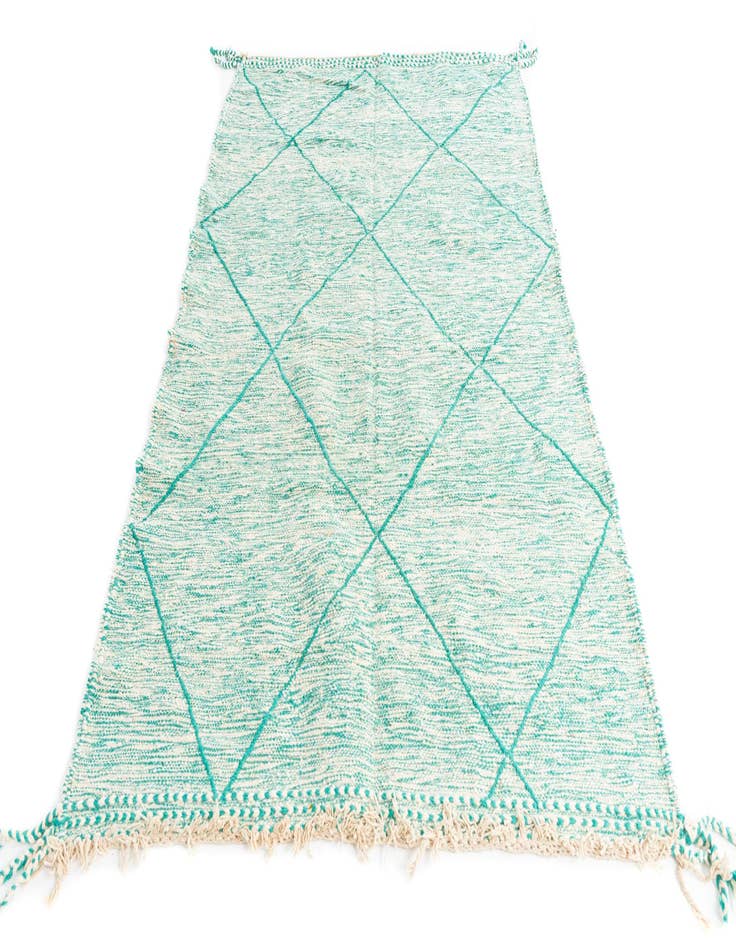 Detail image of 5' x 8'  Hand Knotted Moroccan Wool Rug