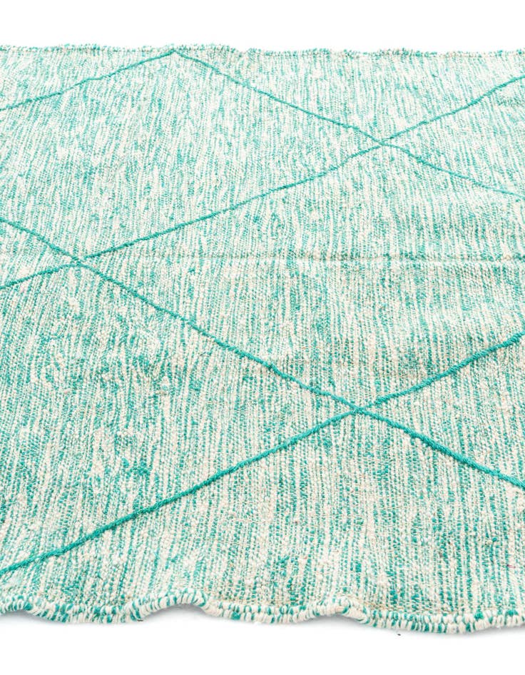 Detail image of 5' x 8'  Hand Knotted Moroccan Wool Rug