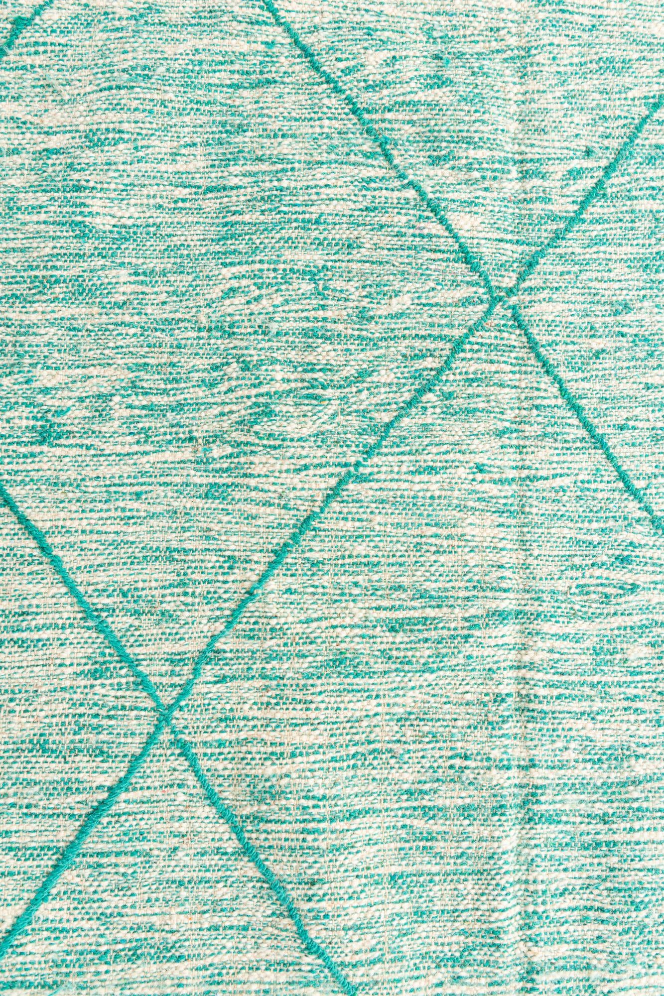 5' x 8' Hand Knotted Moroccan Wool Rug