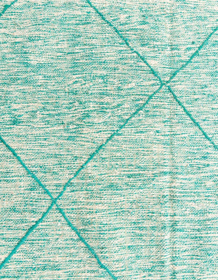 Detail image of 5' x 8'  Hand Knotted Moroccan Wool Rug