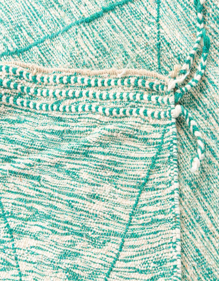 Detail image of 5' x 8'  Hand Knotted Moroccan Wool Rug