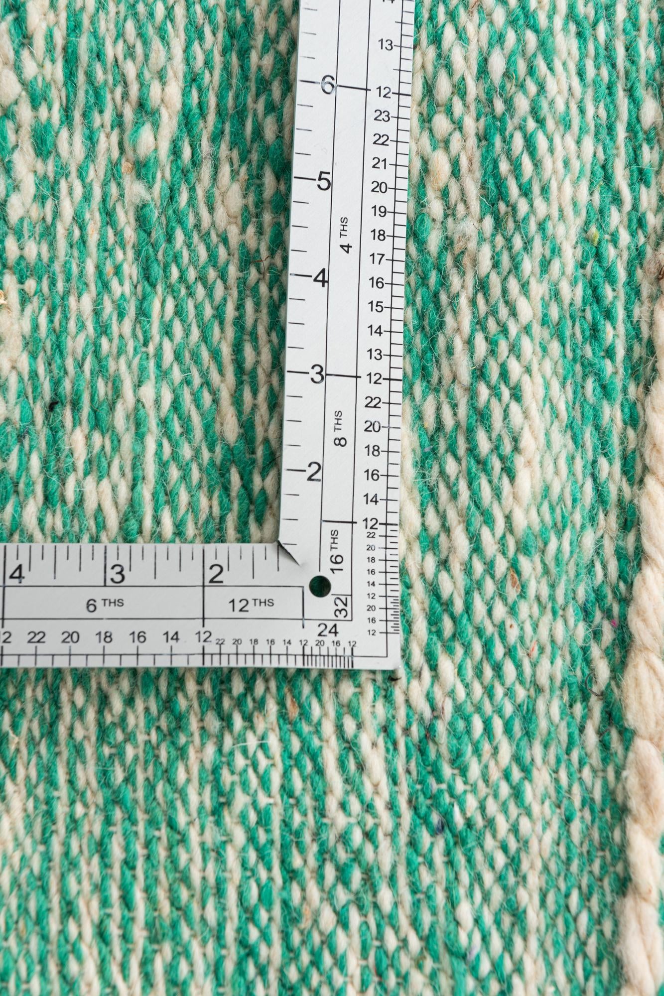 6' 8 x 10' Hand Knotted Moroccan Wool Rug