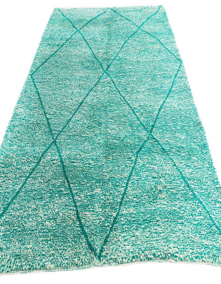 Detail image of 6' 10 x 10' 2  Hand Knotted Moroccan Wool Rug