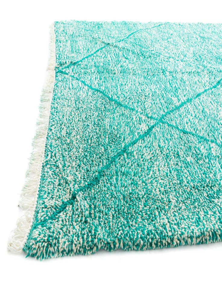 Detail image of 6' 10 x 10' 2  Hand Knotted Moroccan Wool Rug