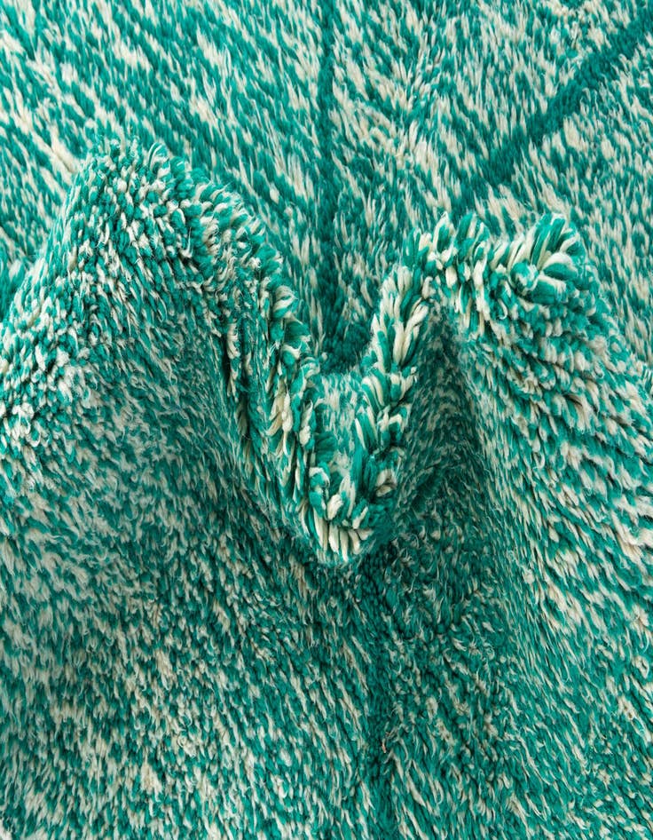 Detail image of 6' 10 x 10' 2  Hand Knotted Moroccan Wool Rug