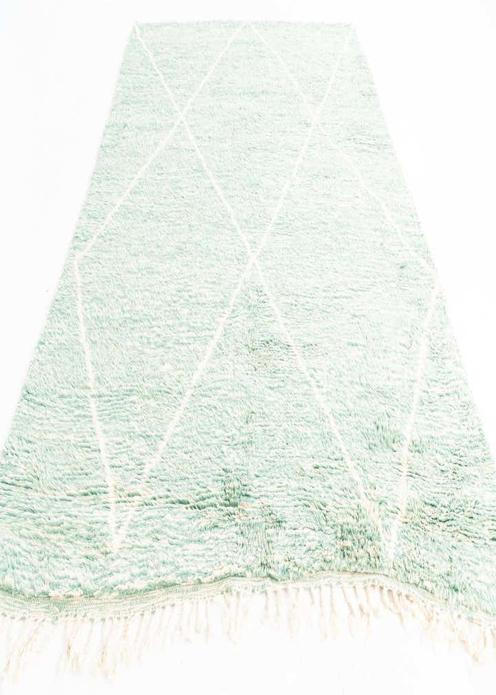 6' 9 x 9' 5 Hand Knotted Moroccan Wool Rug