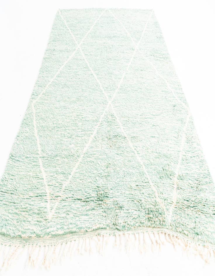 Detail image of 6' 9 x 9' 5 Hand Knotted Moroccan Wool Rug