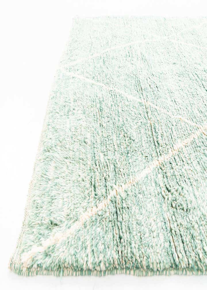 6' 9 x 9' 5 Hand Knotted Moroccan Wool Rug