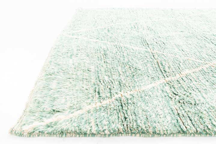 6' 9 x 9' 5 Hand Knotted Moroccan Wool Rug