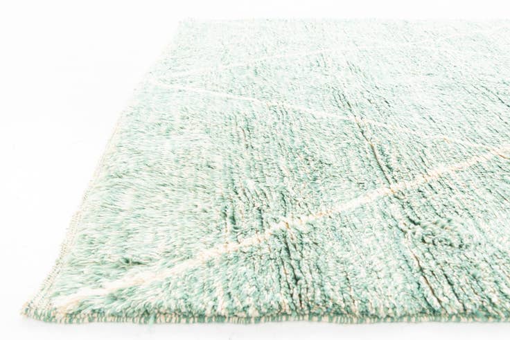 Detail image of 6' 9 x 9' 5 Hand Knotted Moroccan Wool Rug