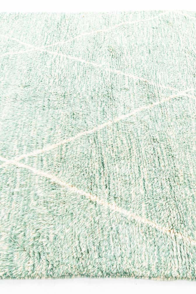 6' 9 x 9' 5 Hand Knotted Moroccan Wool Rug