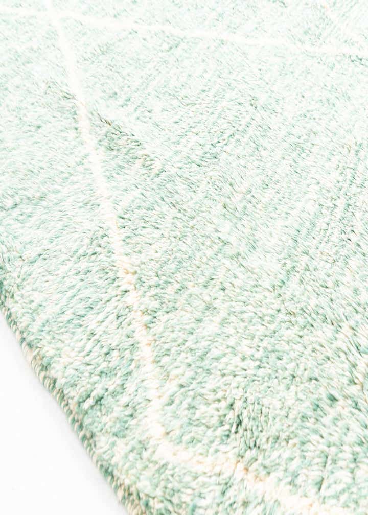 6' 9 x 9' 5 Hand Knotted Moroccan Wool Rug