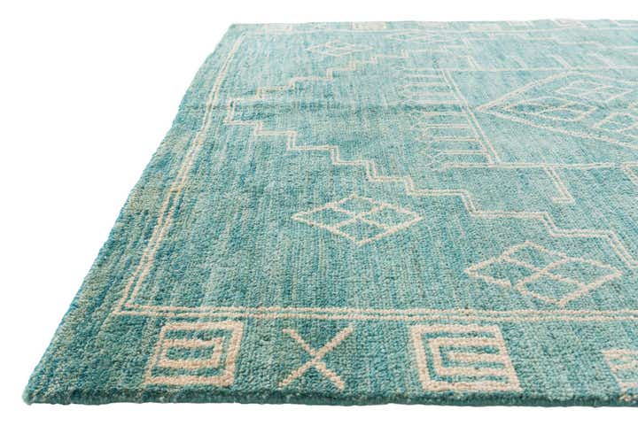 5' 7 x 7' 10 Hand Knotted Moroccan Wool Rug