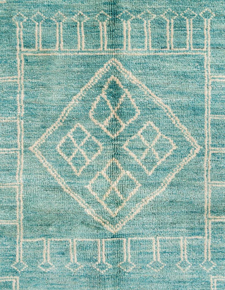 Detail image of 5' 7 x 7' 10  Hand Knotted Moroccan Wool Rug