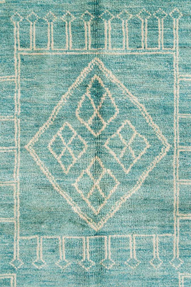 5' 7 x 7' 10 Hand Knotted Moroccan Wool Rug
