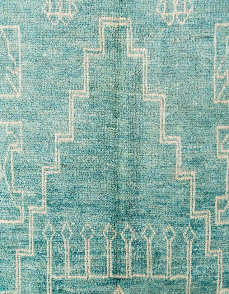 Detail image of 5' 7 x 7' 10  Hand Knotted Moroccan Wool Rug