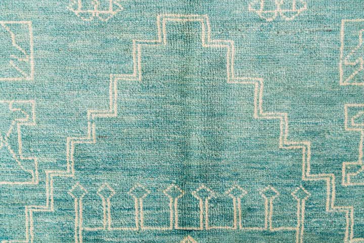 5' 7 x 7' 10 Hand Knotted Moroccan Wool Rug