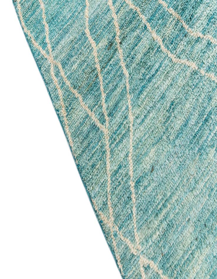 Detail image of 5' 7 x 8' 2  Hand Knotted Moroccan Wool Rug