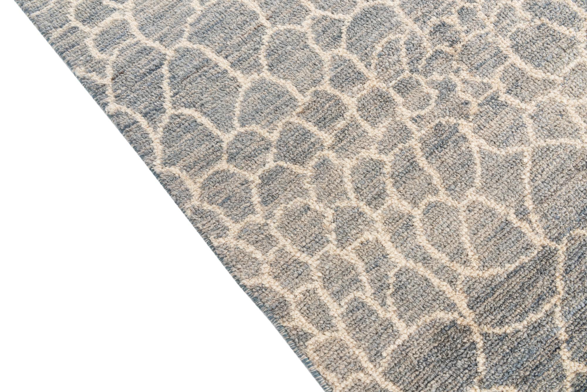 5' 5 x 7' 10 Hand Knotted Moroccan Wool Rug