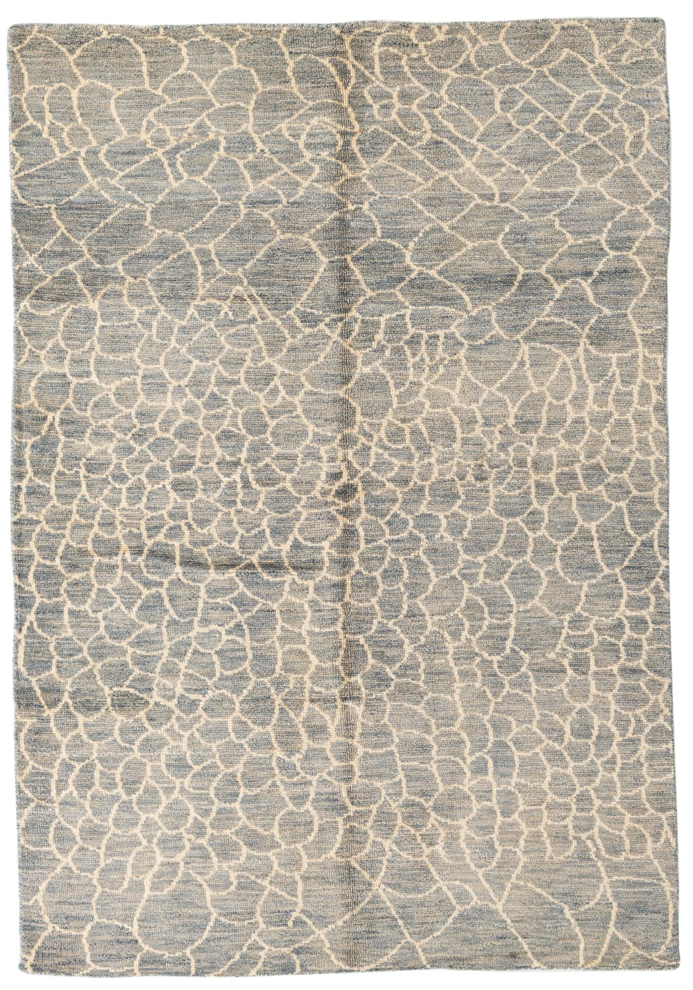 5' 5 x 7' 10 Hand Knotted Moroccan Wool Rug