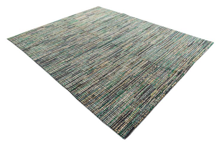 Detail image of 8' 1 x 9' 10 Hand Knotted Moroccan Wool Rug