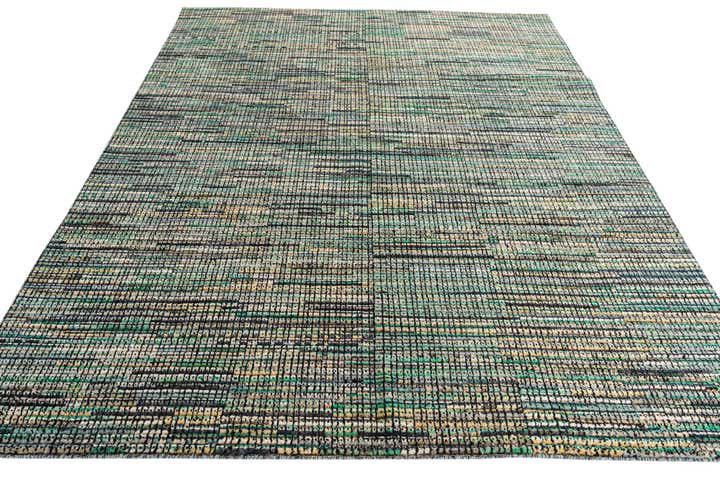8' 1 x 9' 10 Hand Knotted Moroccan Wool Rug