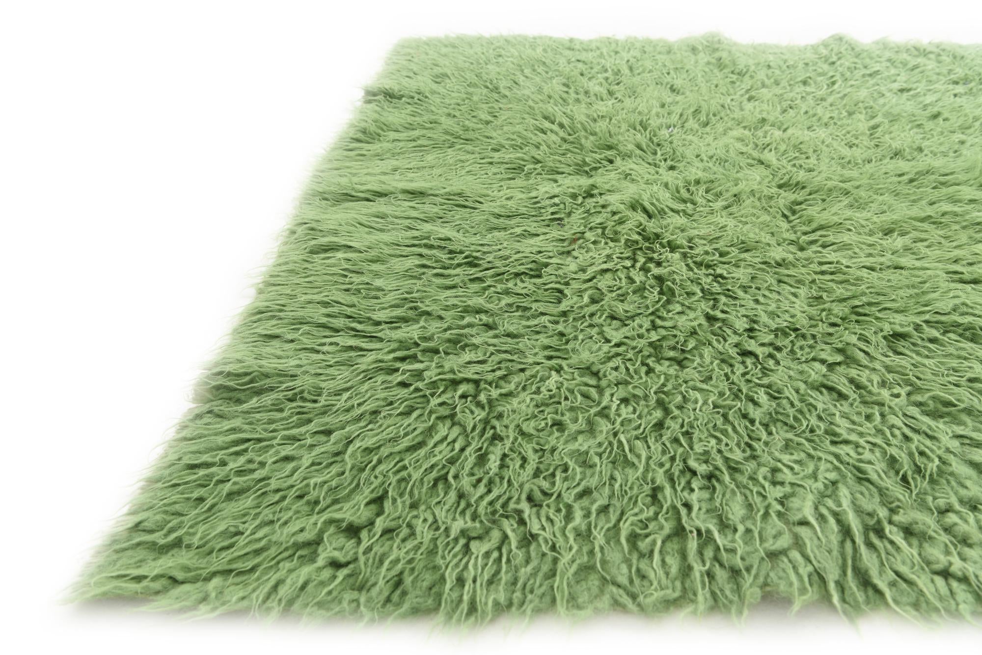 4' 4 x 6' 9 Hand Knotted Moroccan Wool Rug